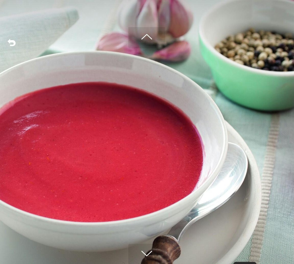 Gazpacho de remolacha en Thermomix® - Sopas y cremas - Blog de JUAN CARLOS ALVAREZ GIL de