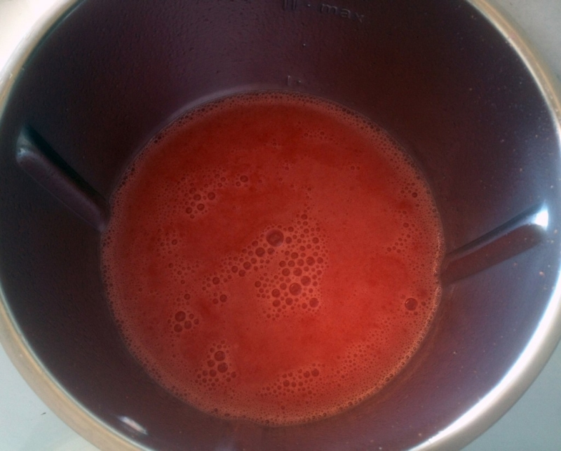 Receta de zumo de fresas en Thermomix® en un solo paso