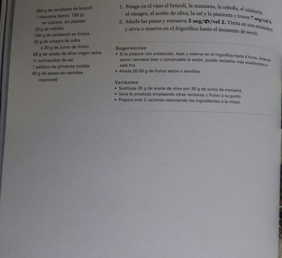 Ensalada rápida de brócoli