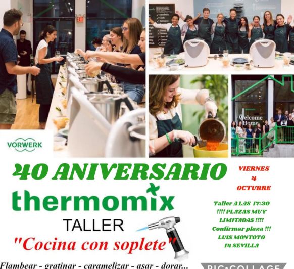 Taller 40 aniversario con Soplete